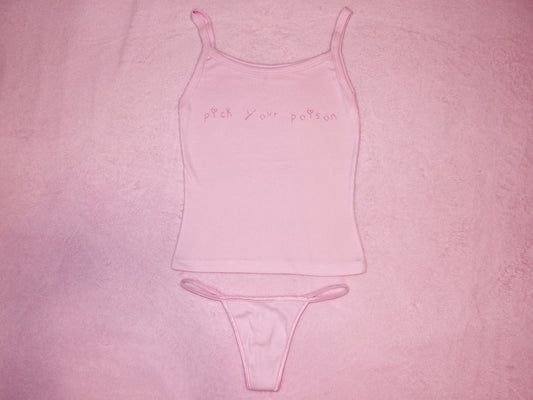 Pink Baby Tank Set